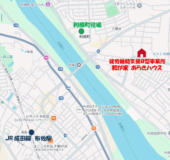 あらきハウス地図